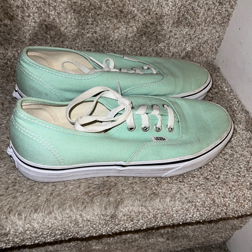 Mint colored vans